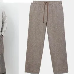 Pantalón de tela con cordón