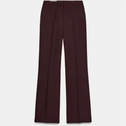 Pantalón de tela marrón