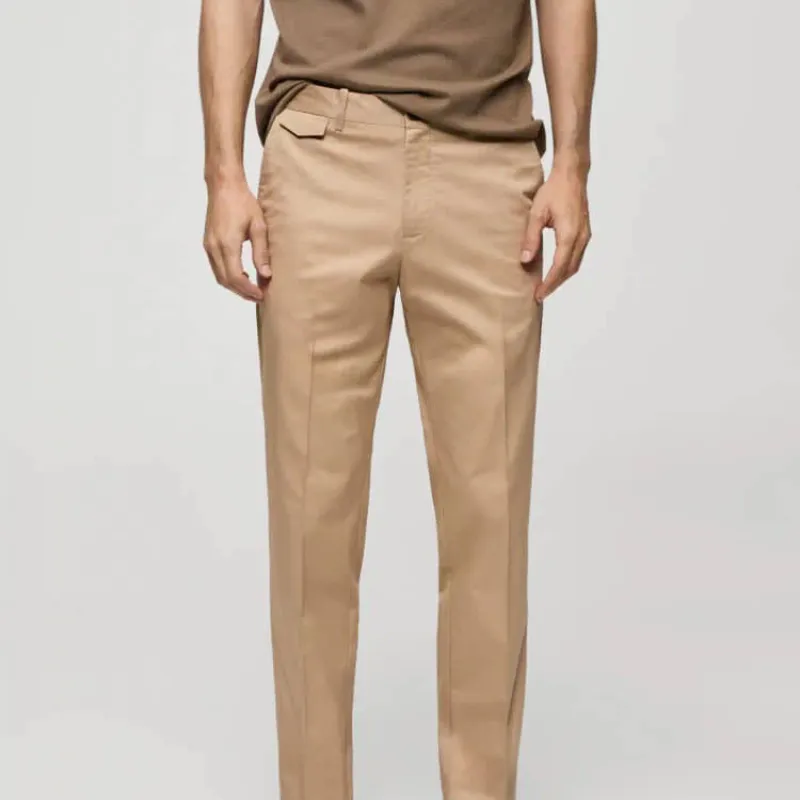 Pantalón de vestir crema 