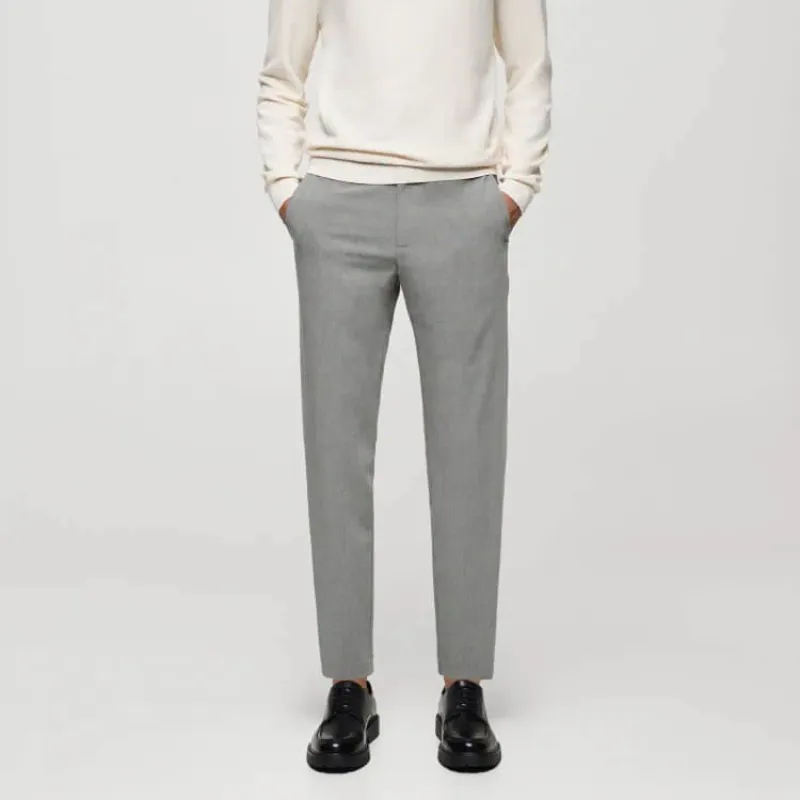 Pantalón gris Slim fit