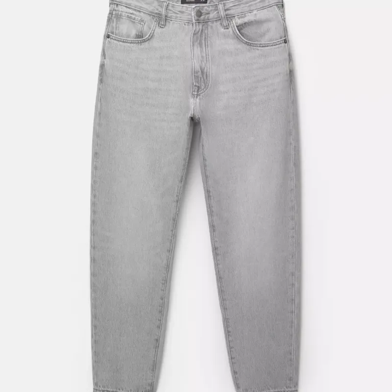 Pantalón mezclilla gris 