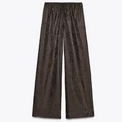 Pantaloneta de lino marrón