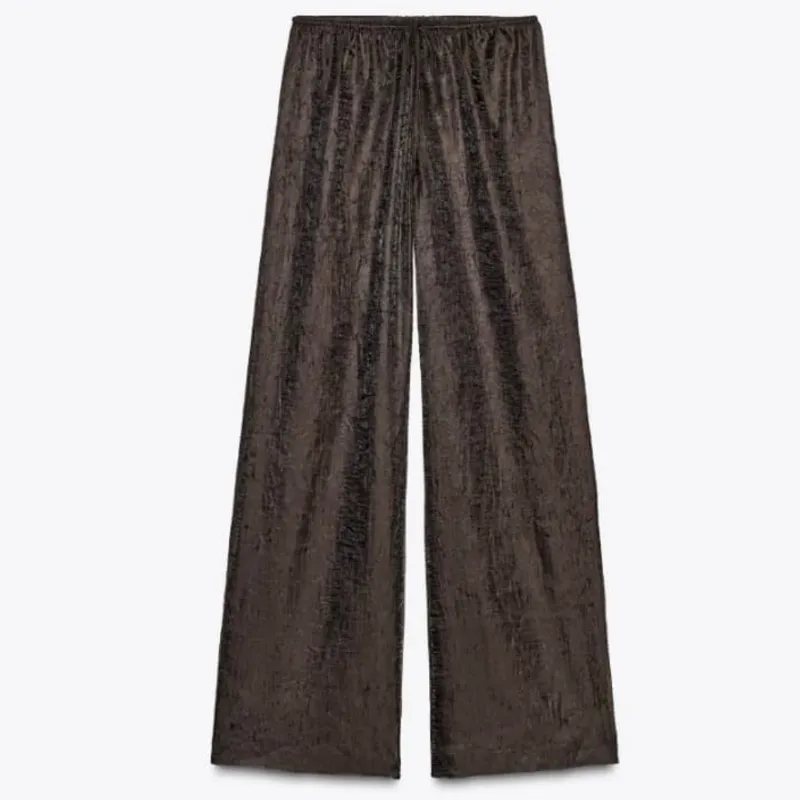 Pantaloneta de lino marrón