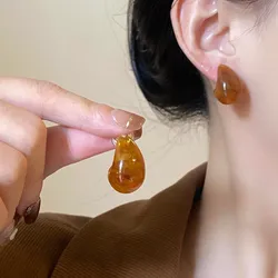 Pendientes gota carey 