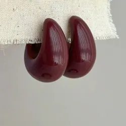 Pendientes malva