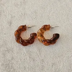 Pendientes rosca carey 