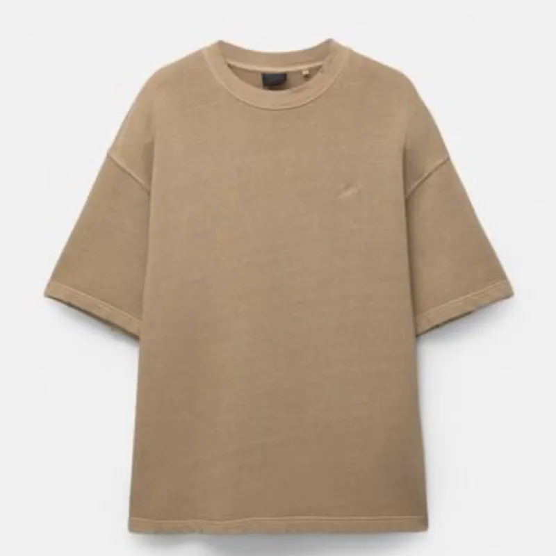 Pullover Beige Efecto lavado 