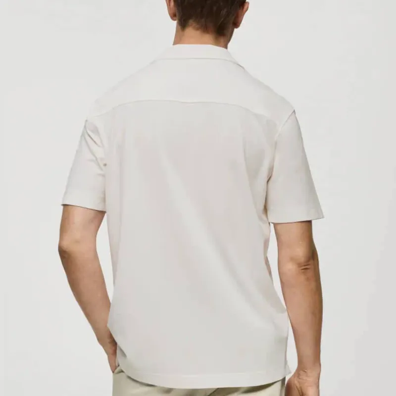 Pullover blanco botones 