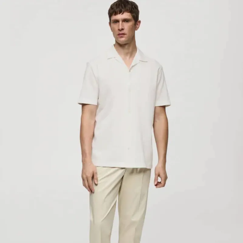 Pullover blanco botones 