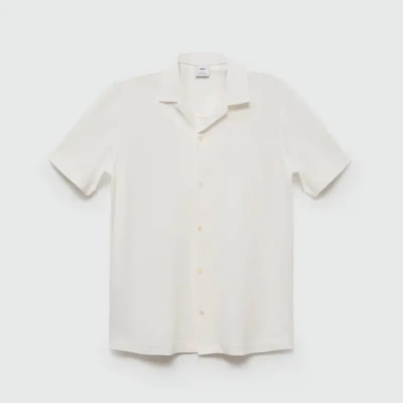 Pullover blanco botones 