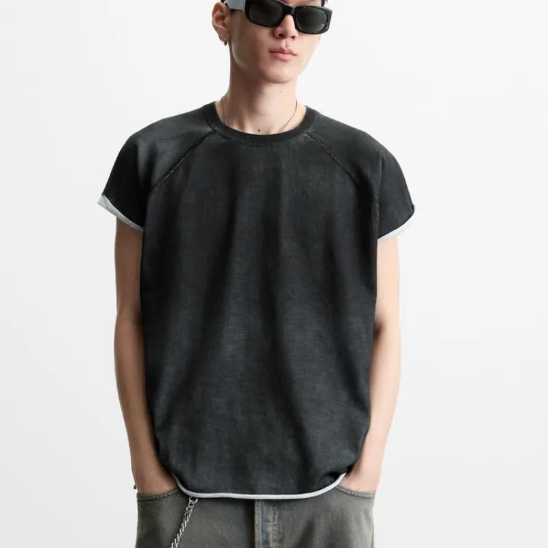 Pullover efecto lavado 
