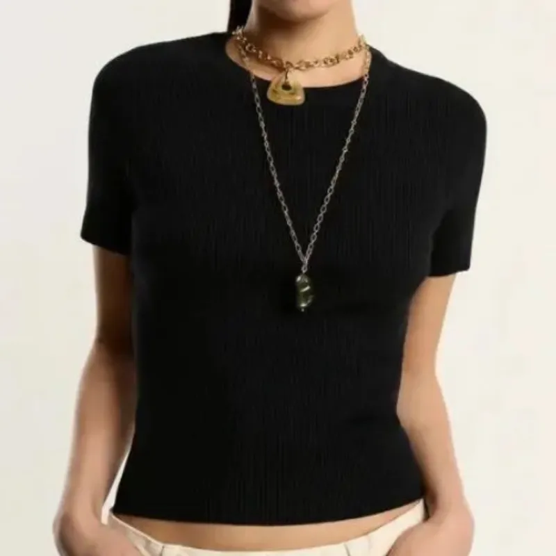 Pullover negro básico