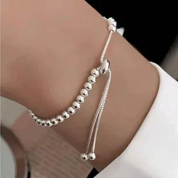 Pulsera ajustable de plata 