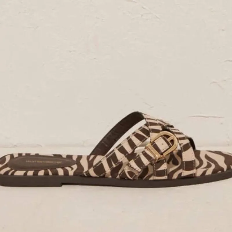 Sandalias animal print