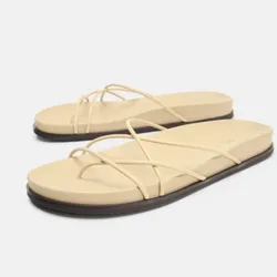 Sandalias beige