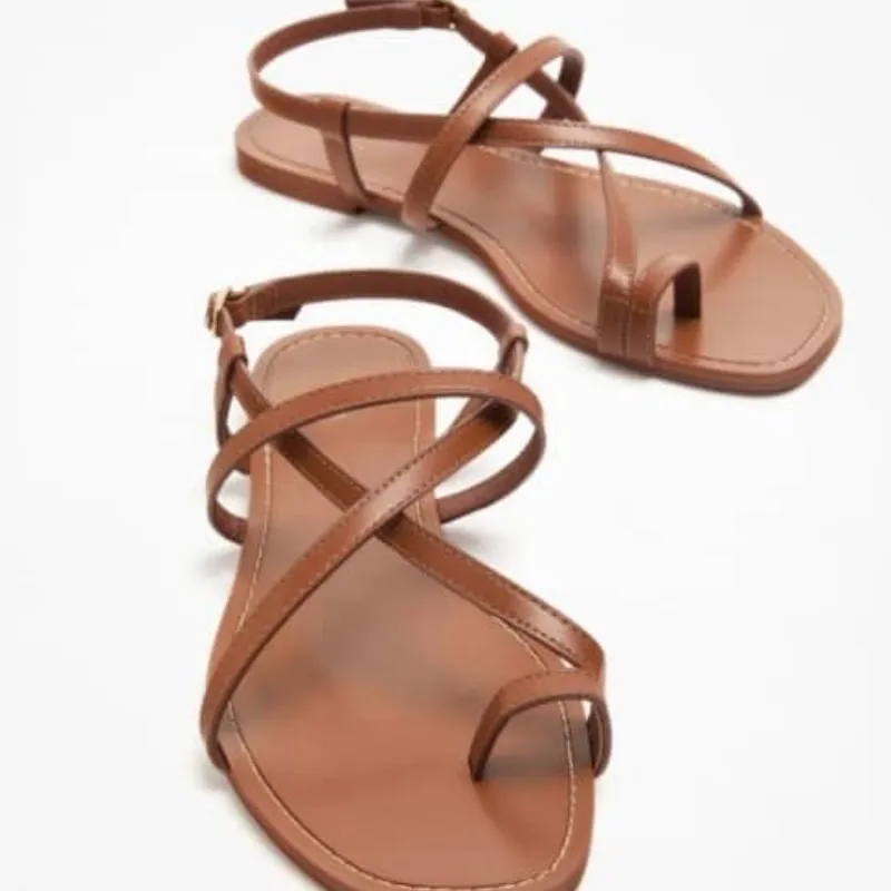 Sandalias carmelitas tiras 