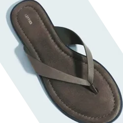 Sandalias planas verde oscuro
