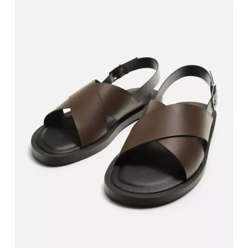 Sandalias tiras cruzadas 