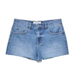 Short de mezclilla azul vivo