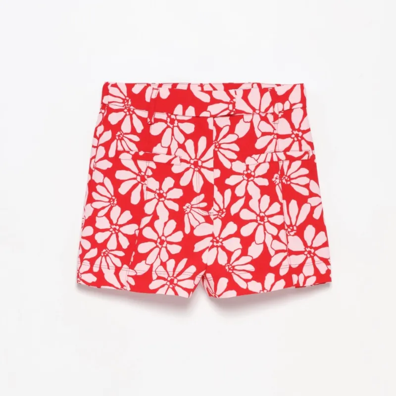 Short estampado de tela 