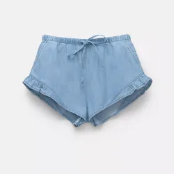 Short mezclilla azul 