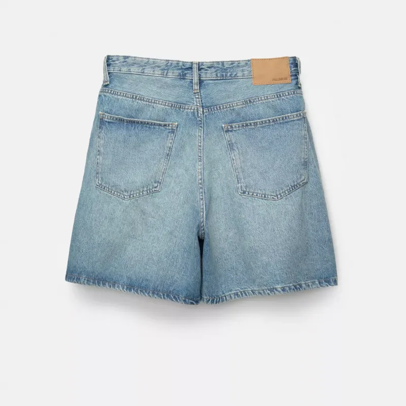 Short mezclilla claro 