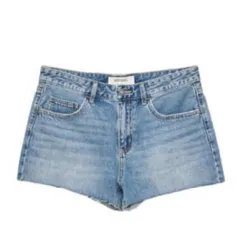 Short mezclilla desteñida