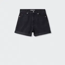 Short negro dobladillo 
