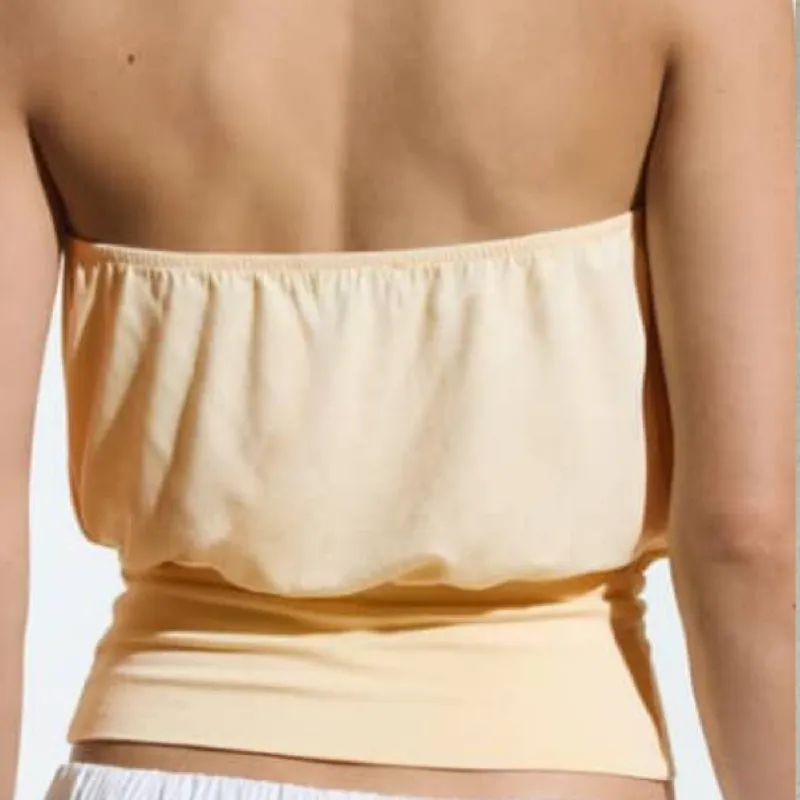 Top amarillo pastel