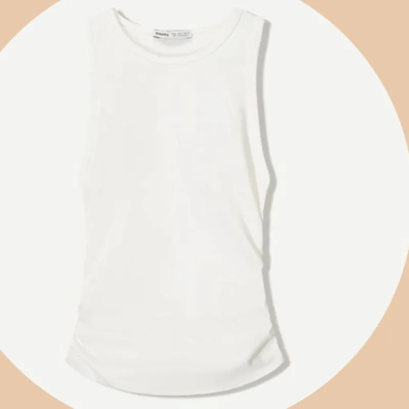 Top blanco básico 