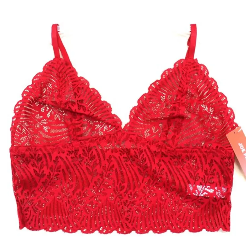 Top encaje rojo 