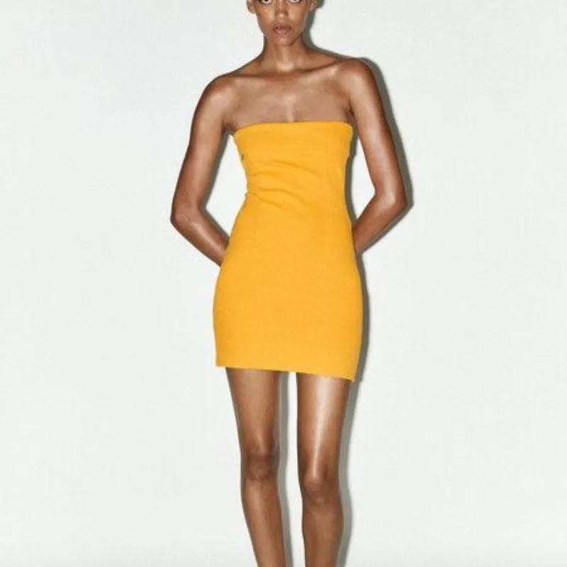 Vestido amarillo mini 