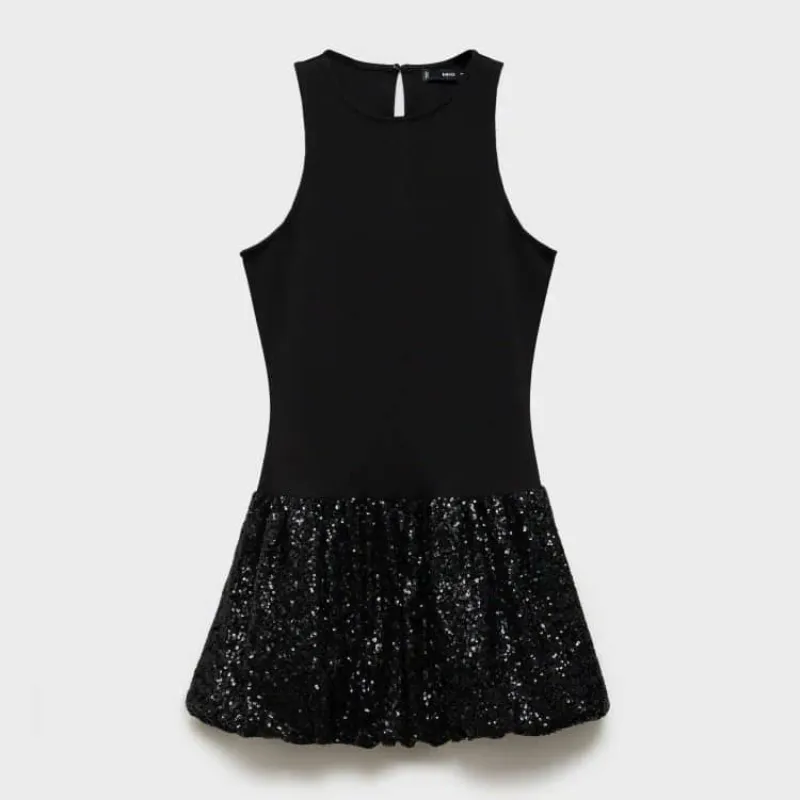 Vestido bombacha de lentejuelas 