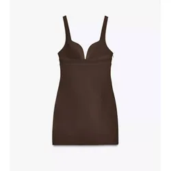 Vestido carmelita lazo