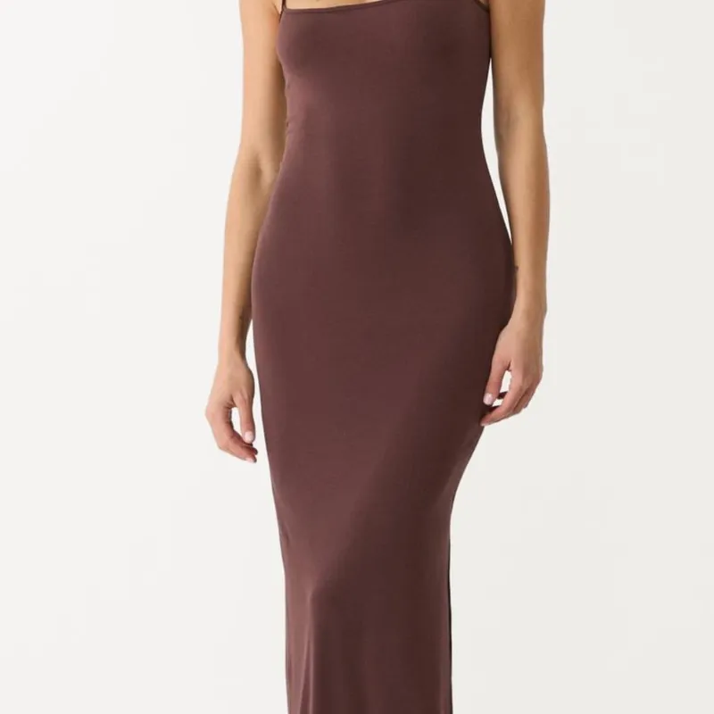 Vestido carmelita tirantes 
