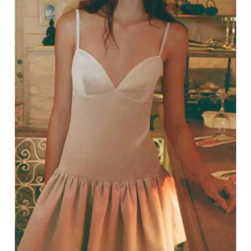 Vestido estilo gamuza