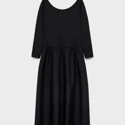 Vestido largo de mangas 