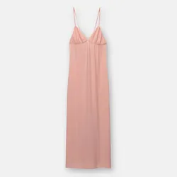 Vestido largo rosado