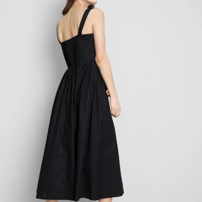 Vestido negro largo