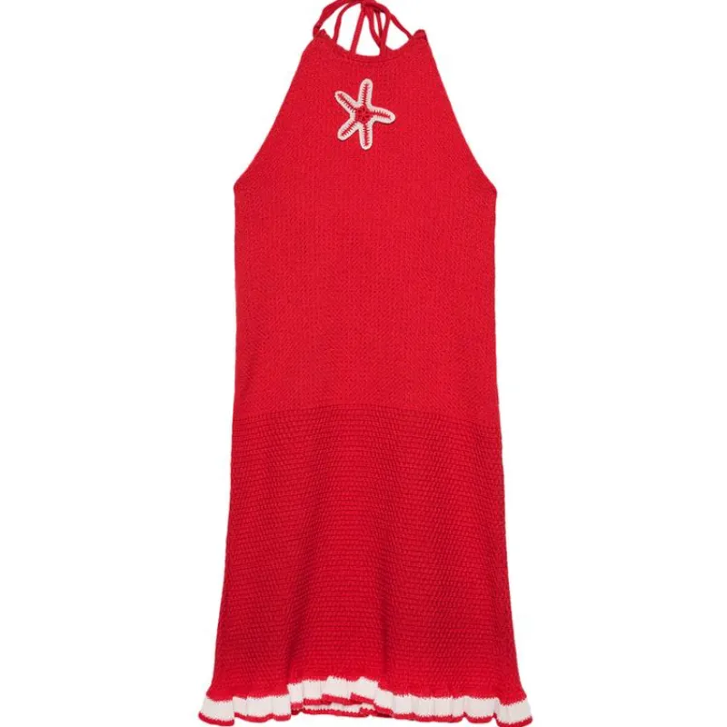 Vestido tejido rojo 