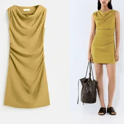 Vestido verde corto