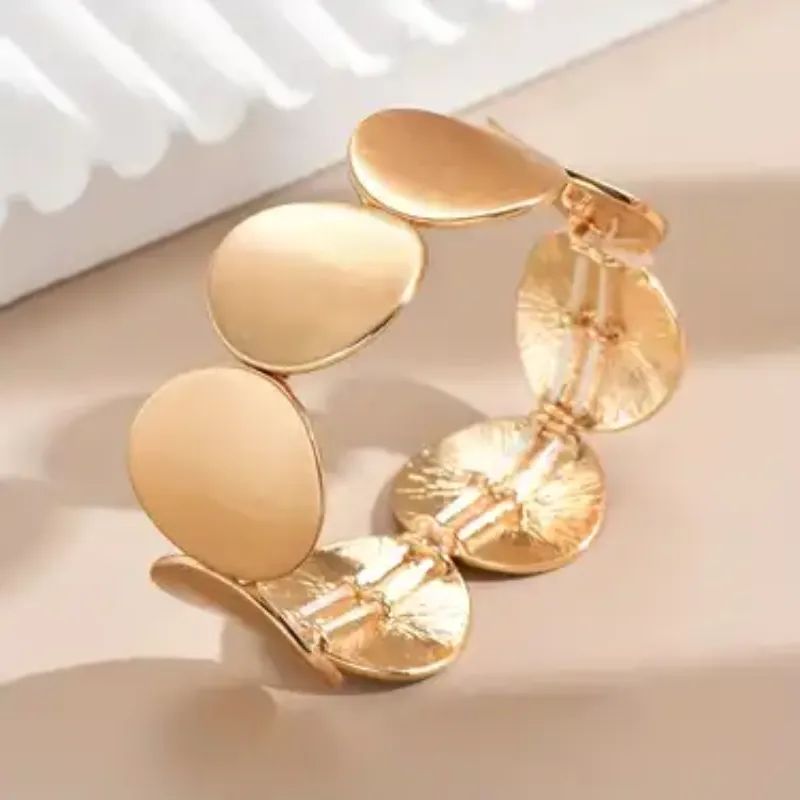 Pulsera elástica dorada 