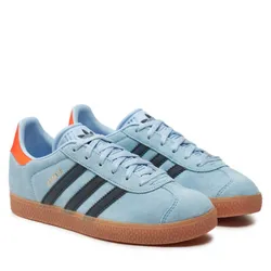Zapatos azules y naranja 
