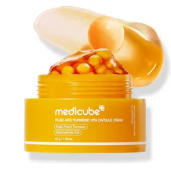 Medicube crema de cápsula, de cúrcuma y ácido kojico