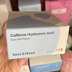 Parches para ojos con cafeína y ácido hialuronico
