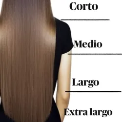 Lavar y peinar cabello Medio