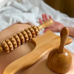 Maderoterapia corporal localizada (75min ).