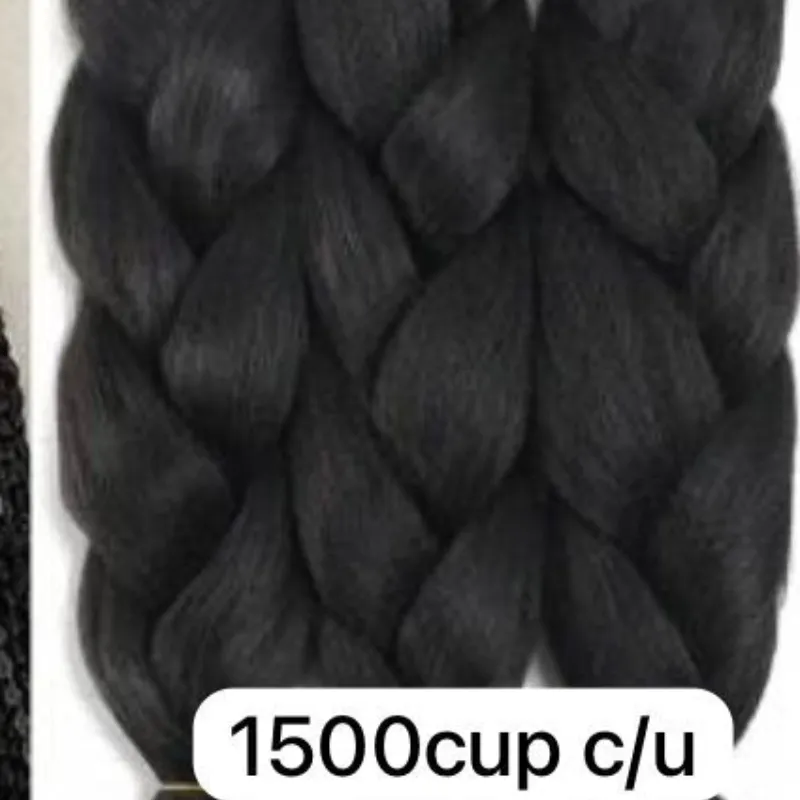 Pelo Negro para trenzas 