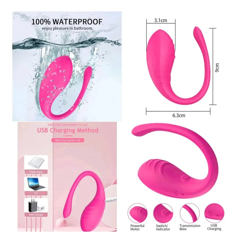 Vibrador por Bluetooth para mujeres 