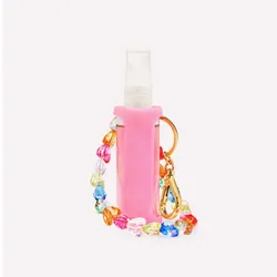 Gel desinfectante de manos con su colgante para el bolso